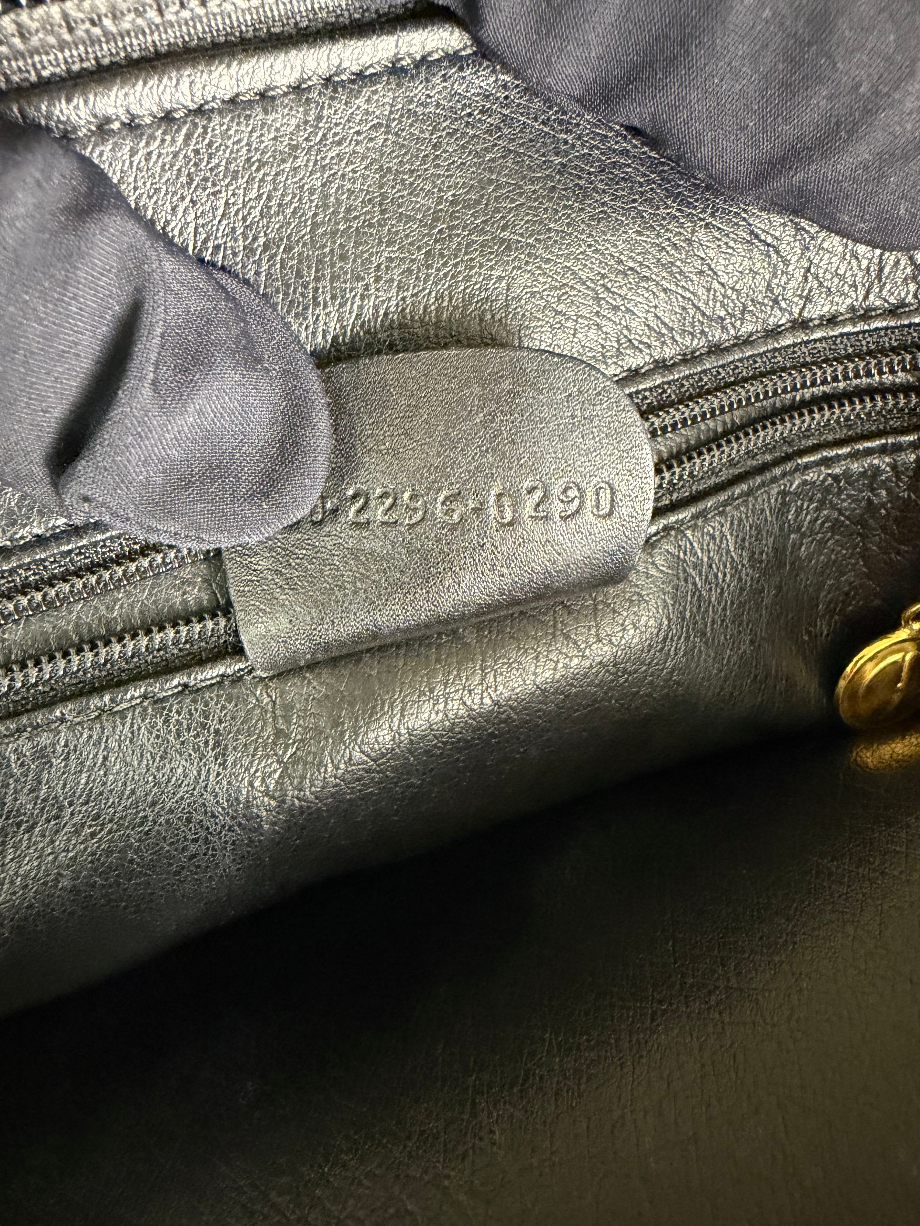 Borsa Vintage Gucci con Manico in Bambù