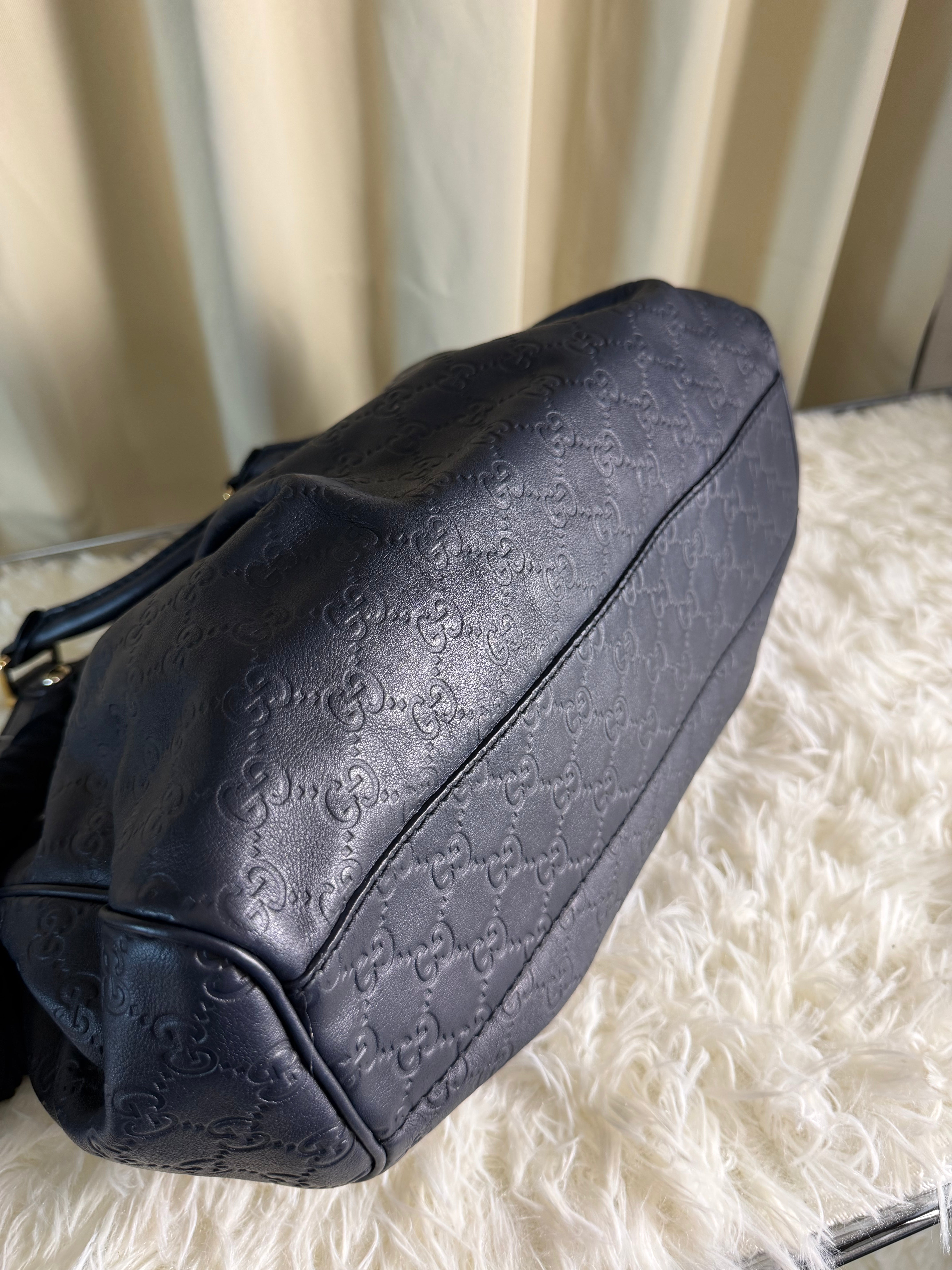 Borsa a Mano Gucci Sukey Guccissima