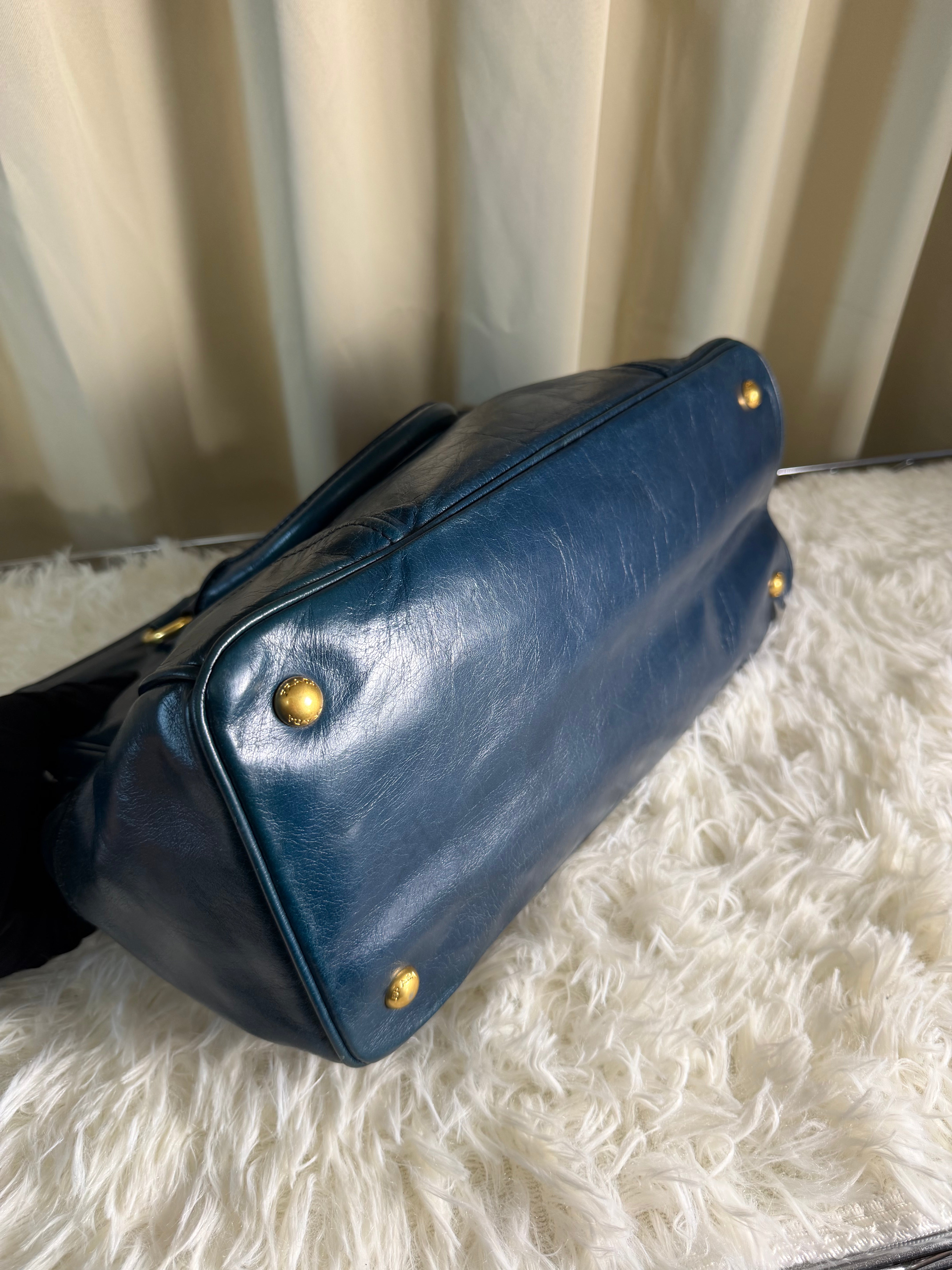 Borsa Prada in Vitello Shine