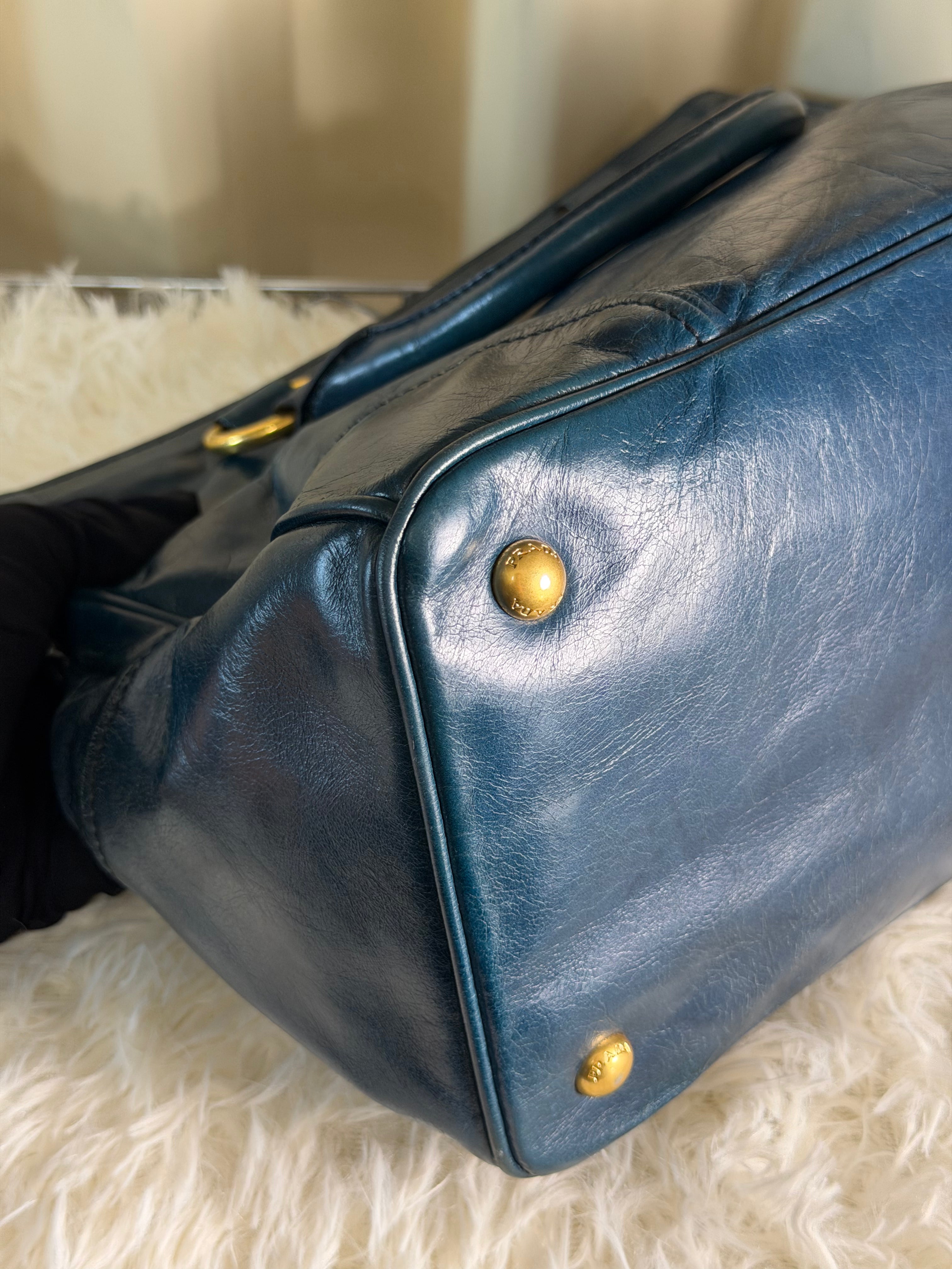 Borsa Prada in Vitello Shine