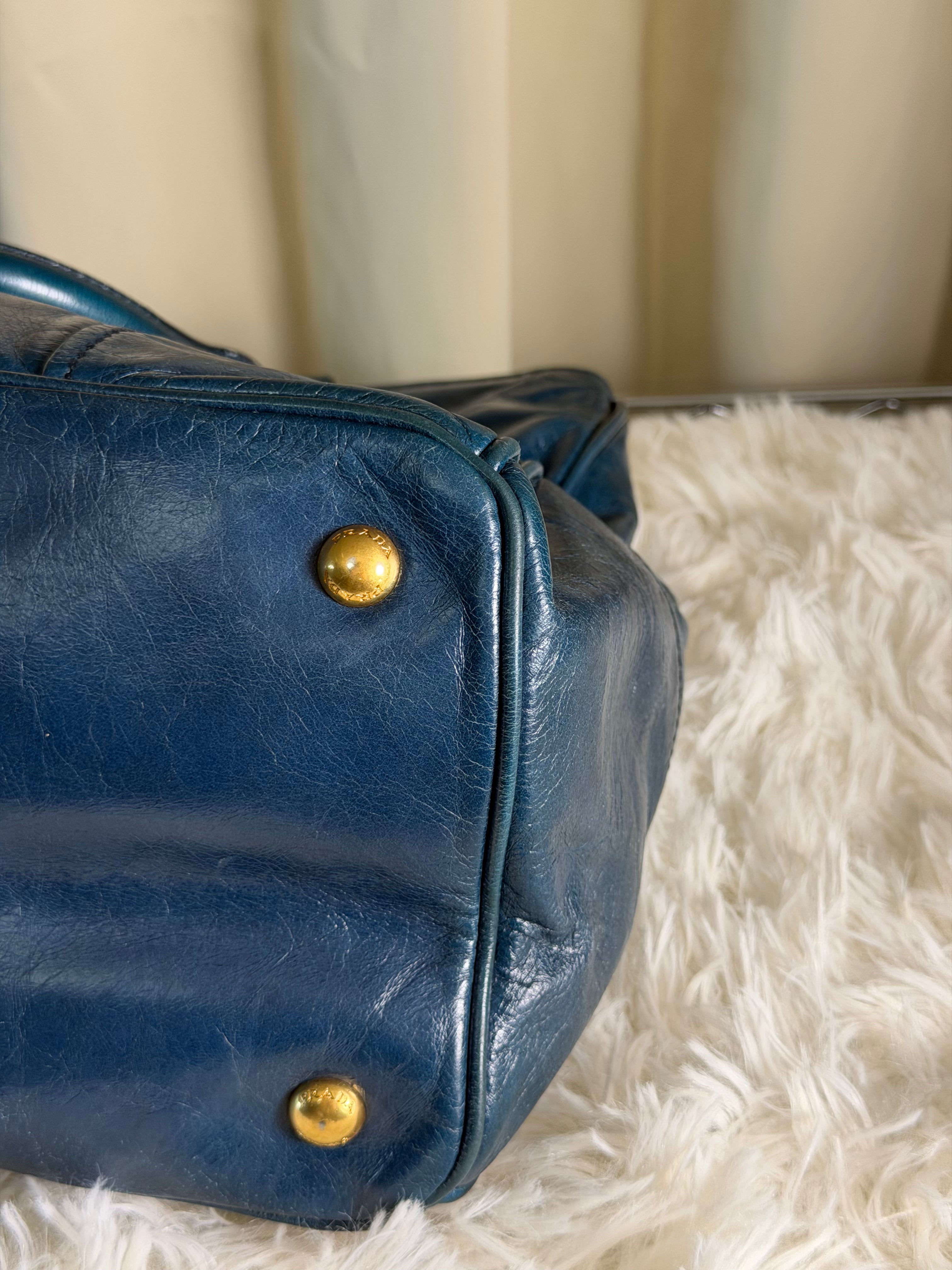 Borsa Prada in Vitello Shine