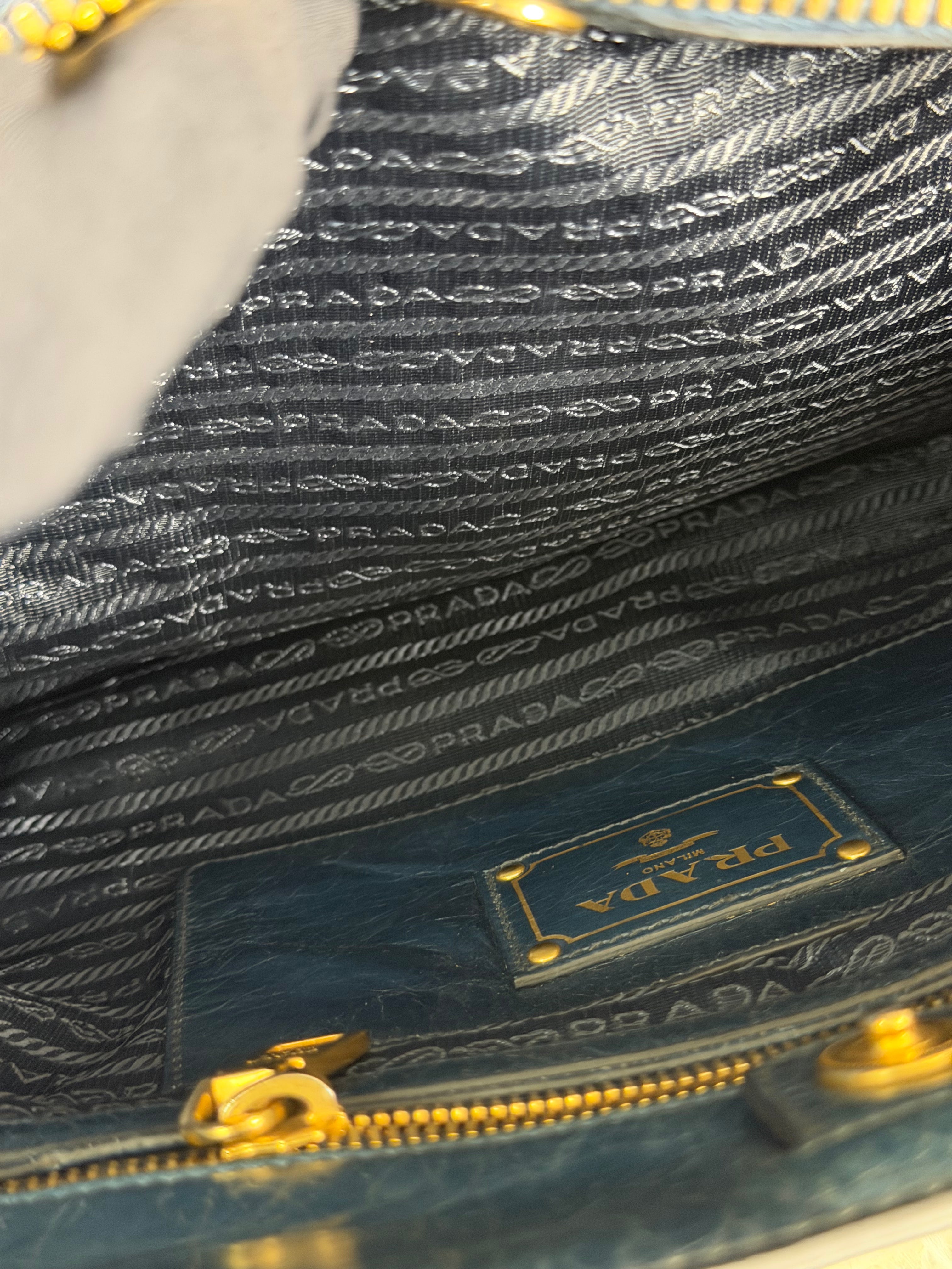 Borsa Prada in Vitello Shine