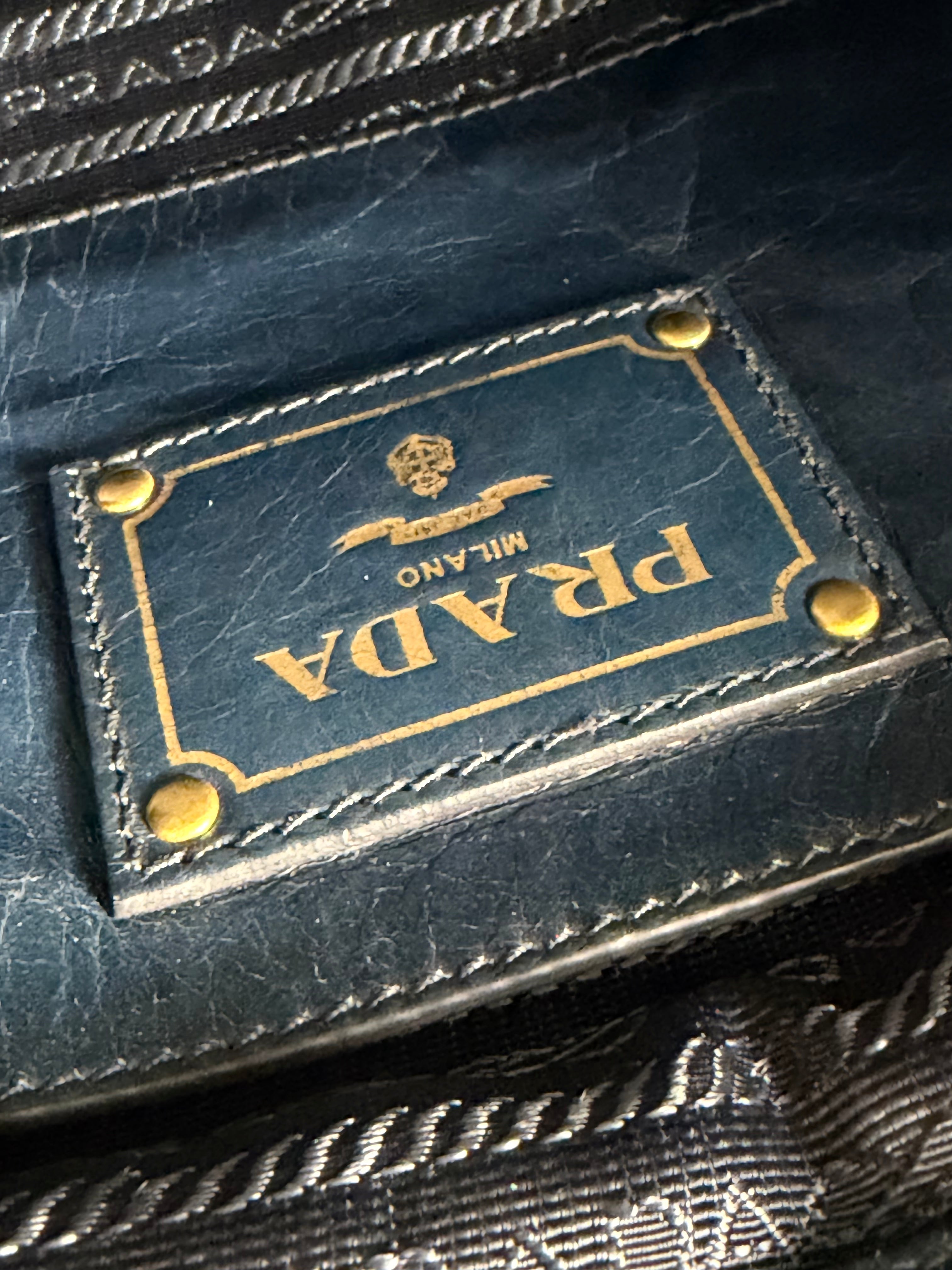 Borsa Prada in Vitello Shine