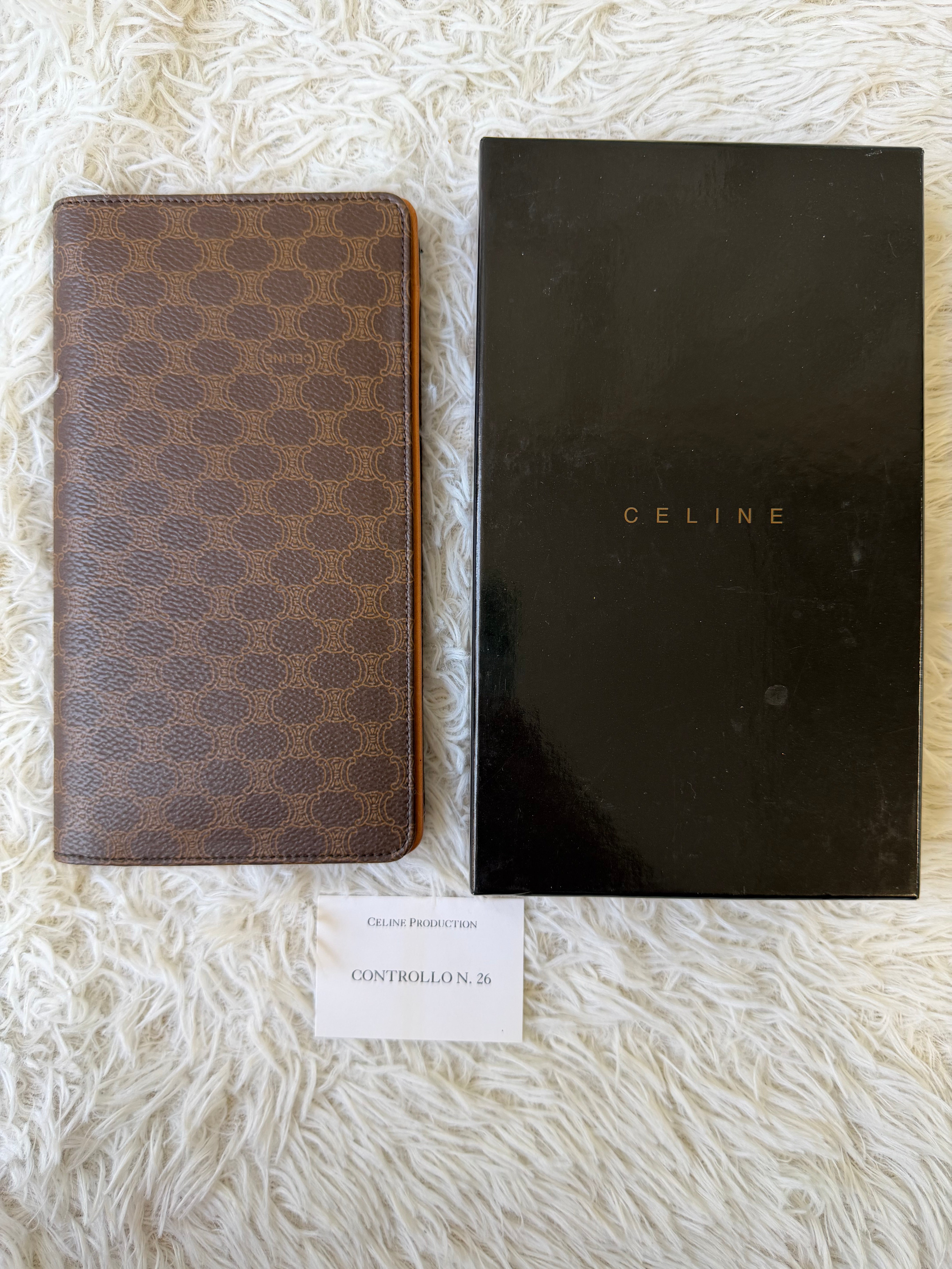 Portafoglio Celine con Stampa Macadam