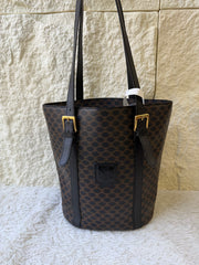Borsa Tote Celine Vintage con Stampa Macadam